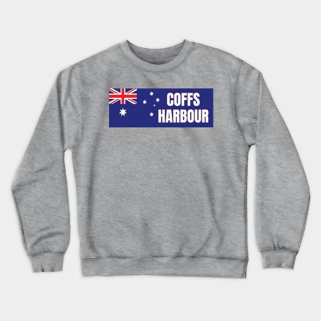 Coffs Harbour City in Australian Flag Crewneck Sweatshirt by aybe7elf